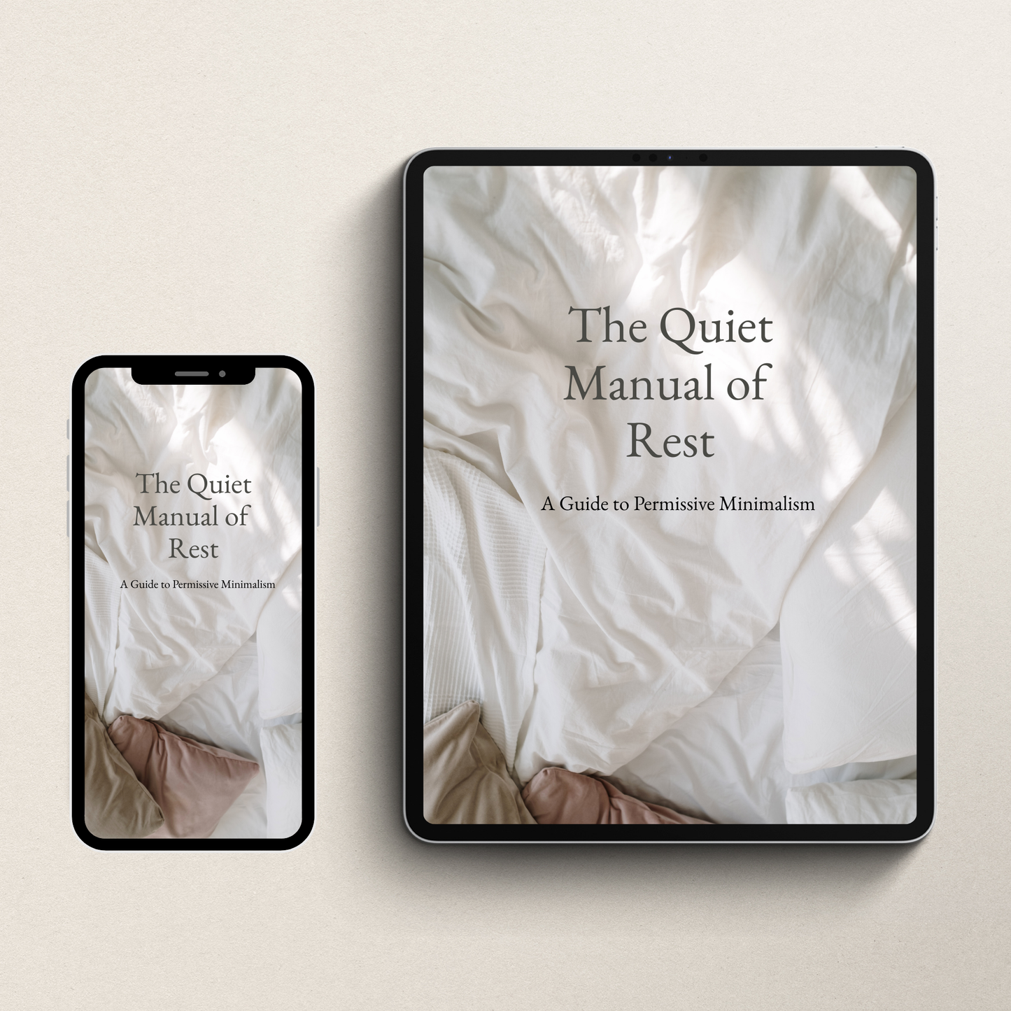 The Quiet Manual of Rest　A Gentle Guide to Permissive Minimalism